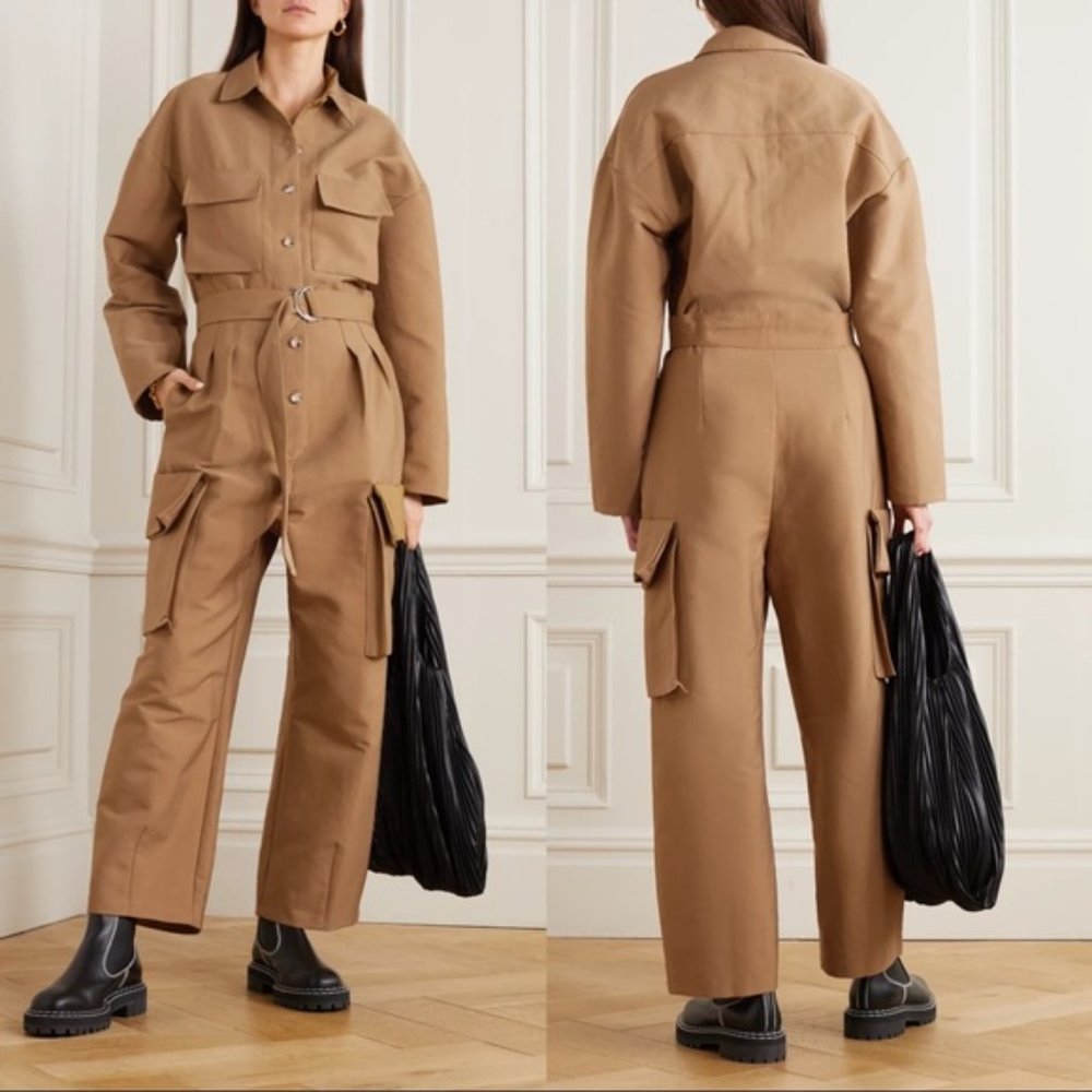 THE FRANKIE SHOP | LINDA CARGO JUMPSUIT